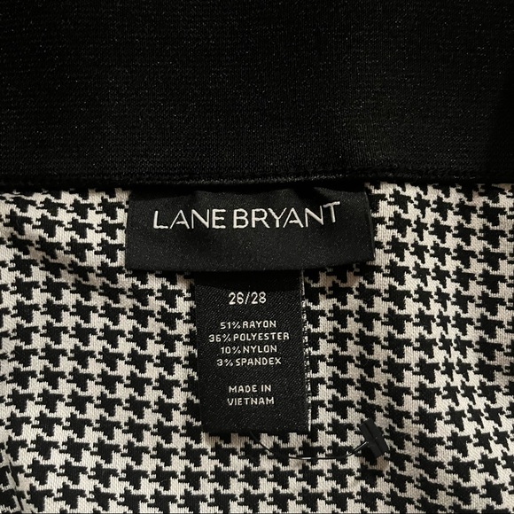 Lane Bryant houndstooth asymmetric skirt! - Picture 4 of 4
